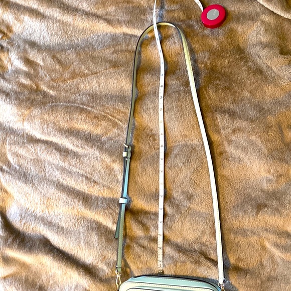 kate spade ♠️ Refined Grain Leather Mint Green crossbody - Picture 13 of 14